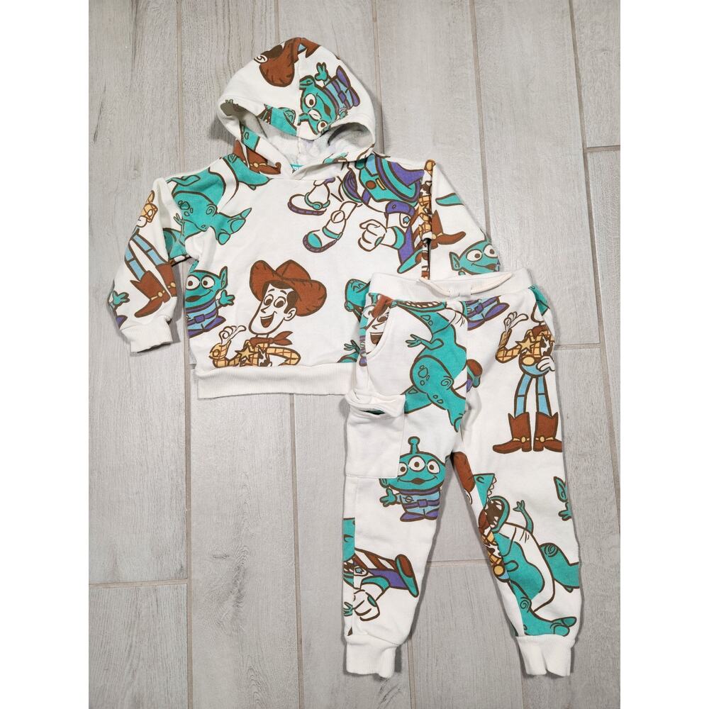 Disney Pixar Toy Story Hoodie Shirt and Jogger Pants Set Pair Size 4T Matching